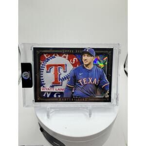 Art Card Wyatt Langford With Texas Rangers Patch Made By Mayflower Custom Cards